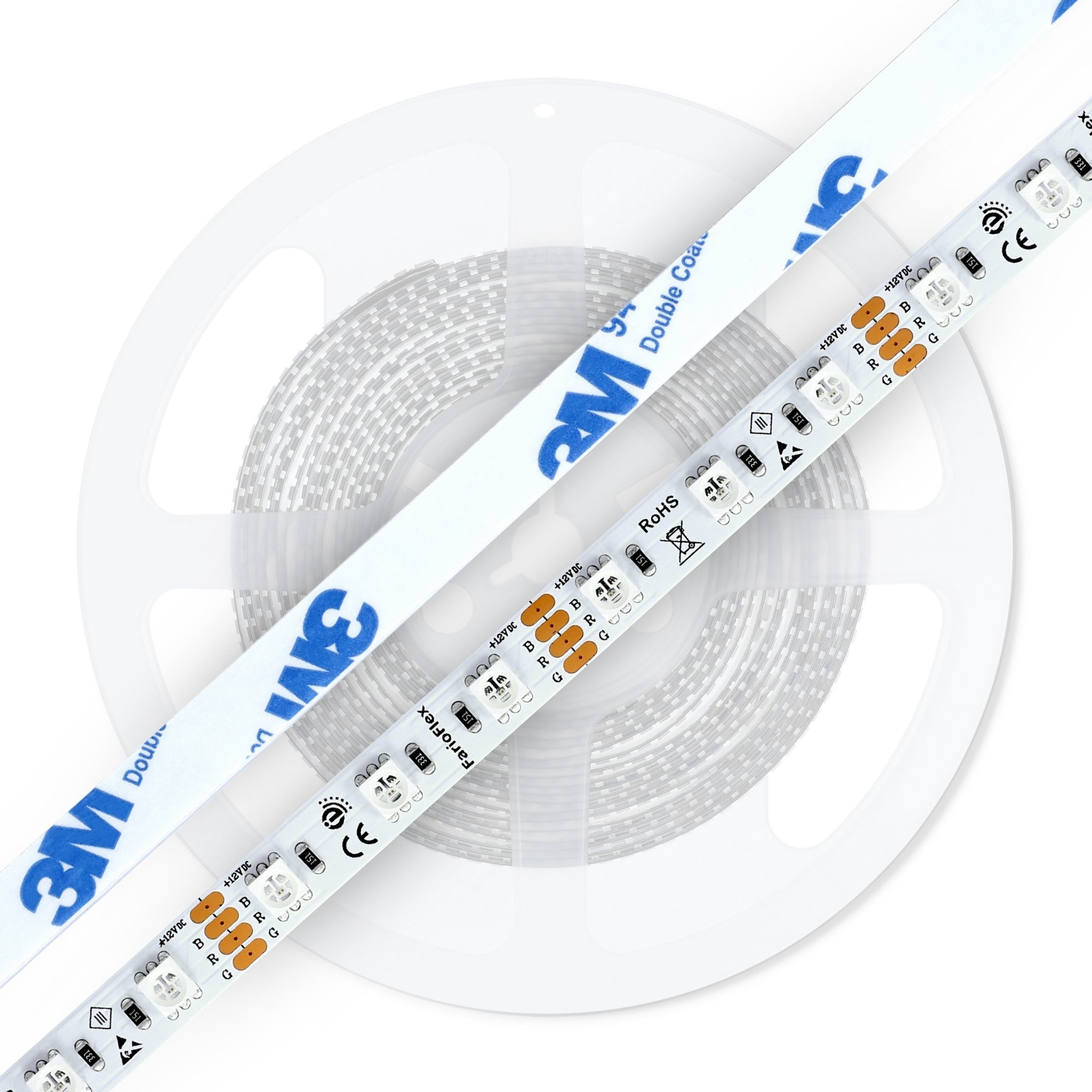 Elektrokon RGB LED-Streifen 12V – IP65 Wassergeschützt, EKP Serie, 14,4W/m, 3oz Kupfer, Epistar SMD 5050 – Maßanfertigung