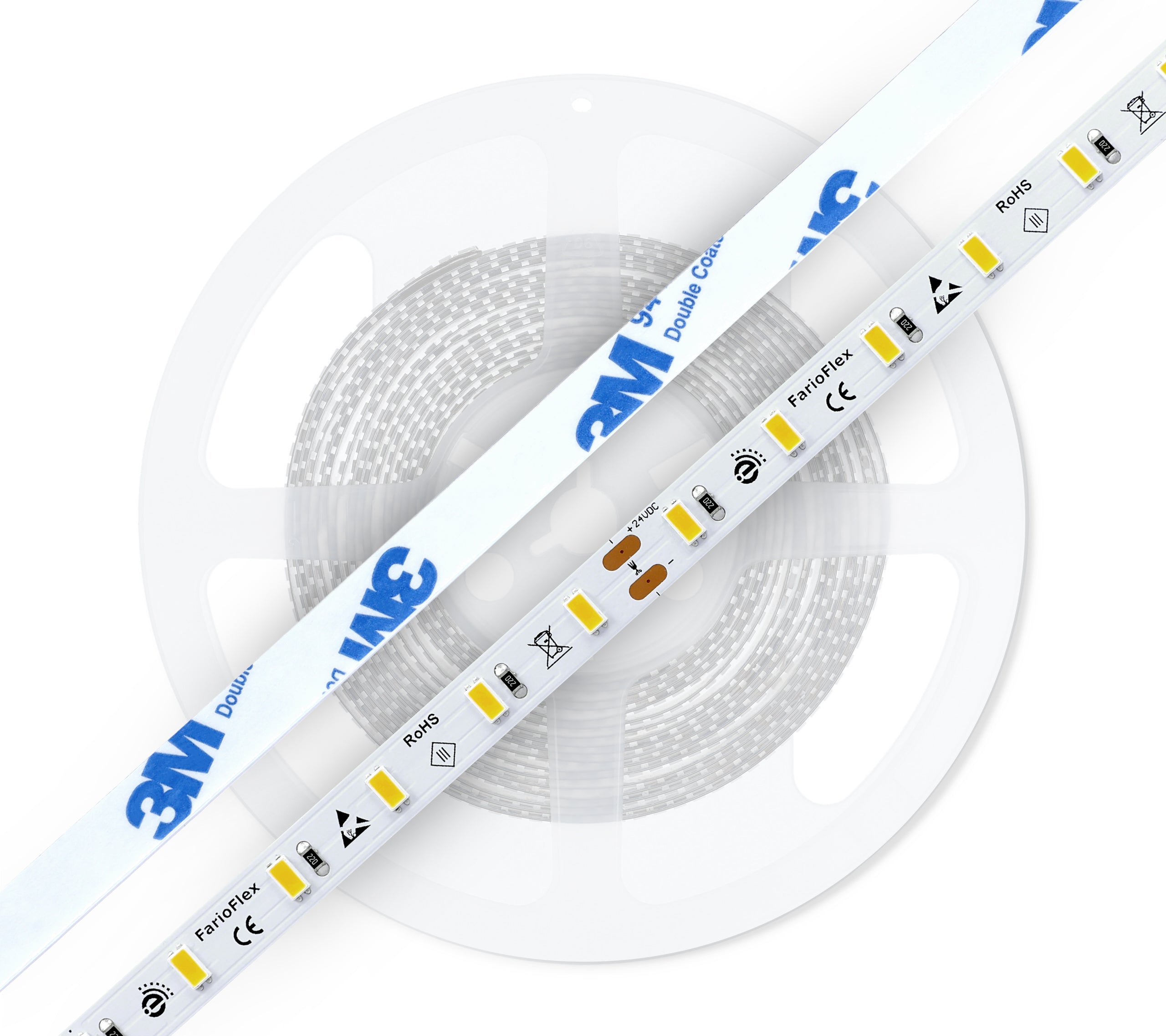 Elektrokon 24V High-Power LED-Streifen 4000K Neutralweiß EKH50-Serie IP20 96 LED/m 23W/m Rollenware