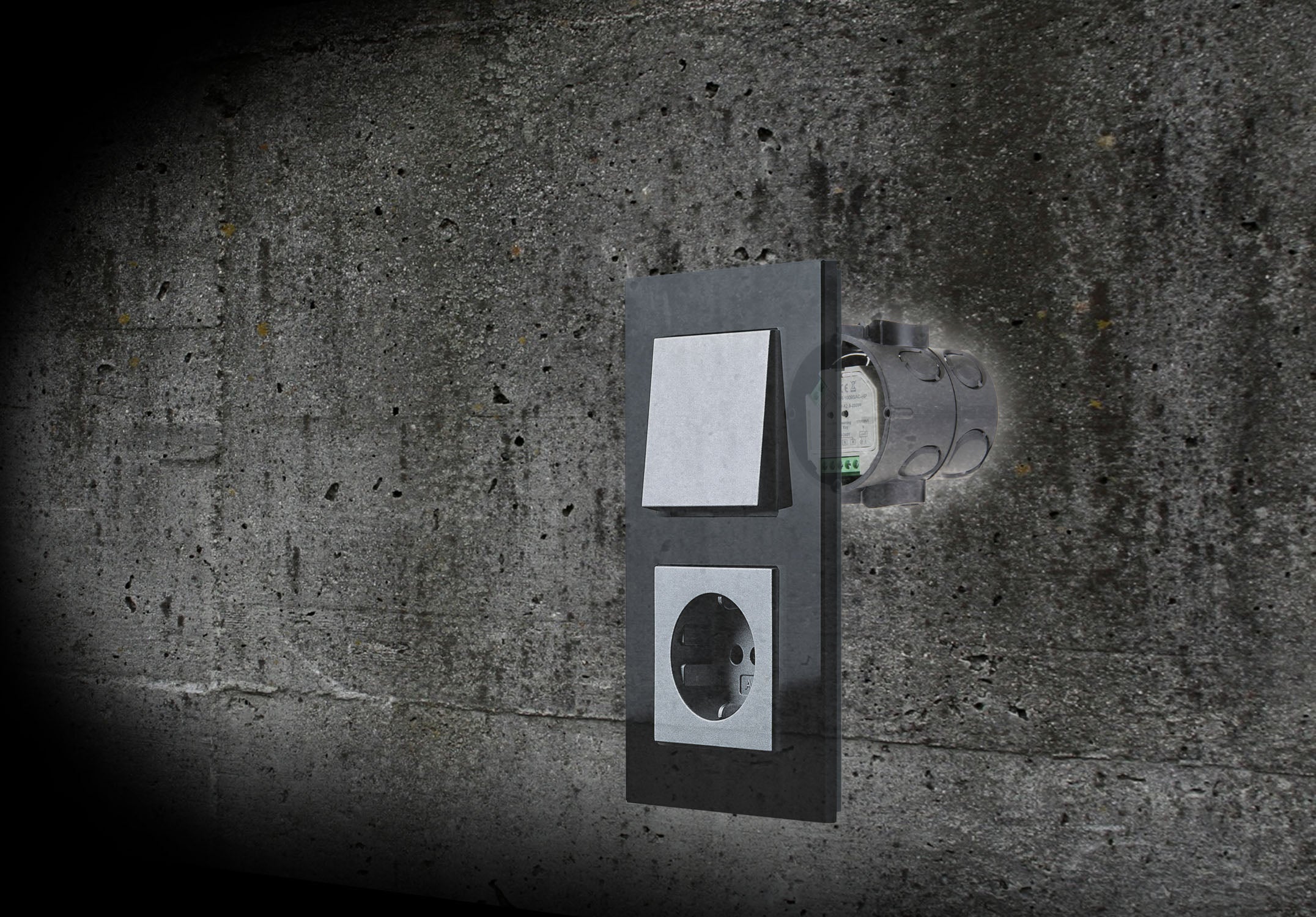 Elektrokon 400W TRIAC LED Dimmaktor 230V – Phasenabschnitt-Dimmer für R-, L-, C-Lasten, Funk & Taster