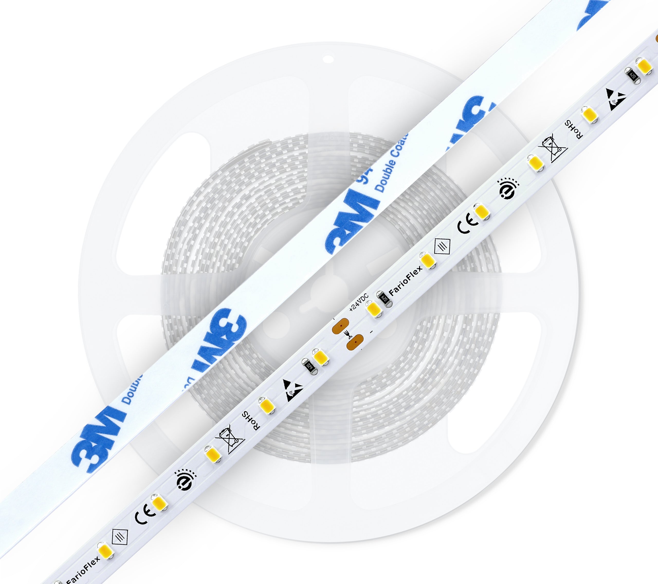 Elektrokon LED-Streifen 24V Neutralweiß (4000K) – IP65 Wassergeschützt, CRI 94+, 14,4W/m, 3oz Kupfer, Epistar SMD 2835 – Maßanfertigung