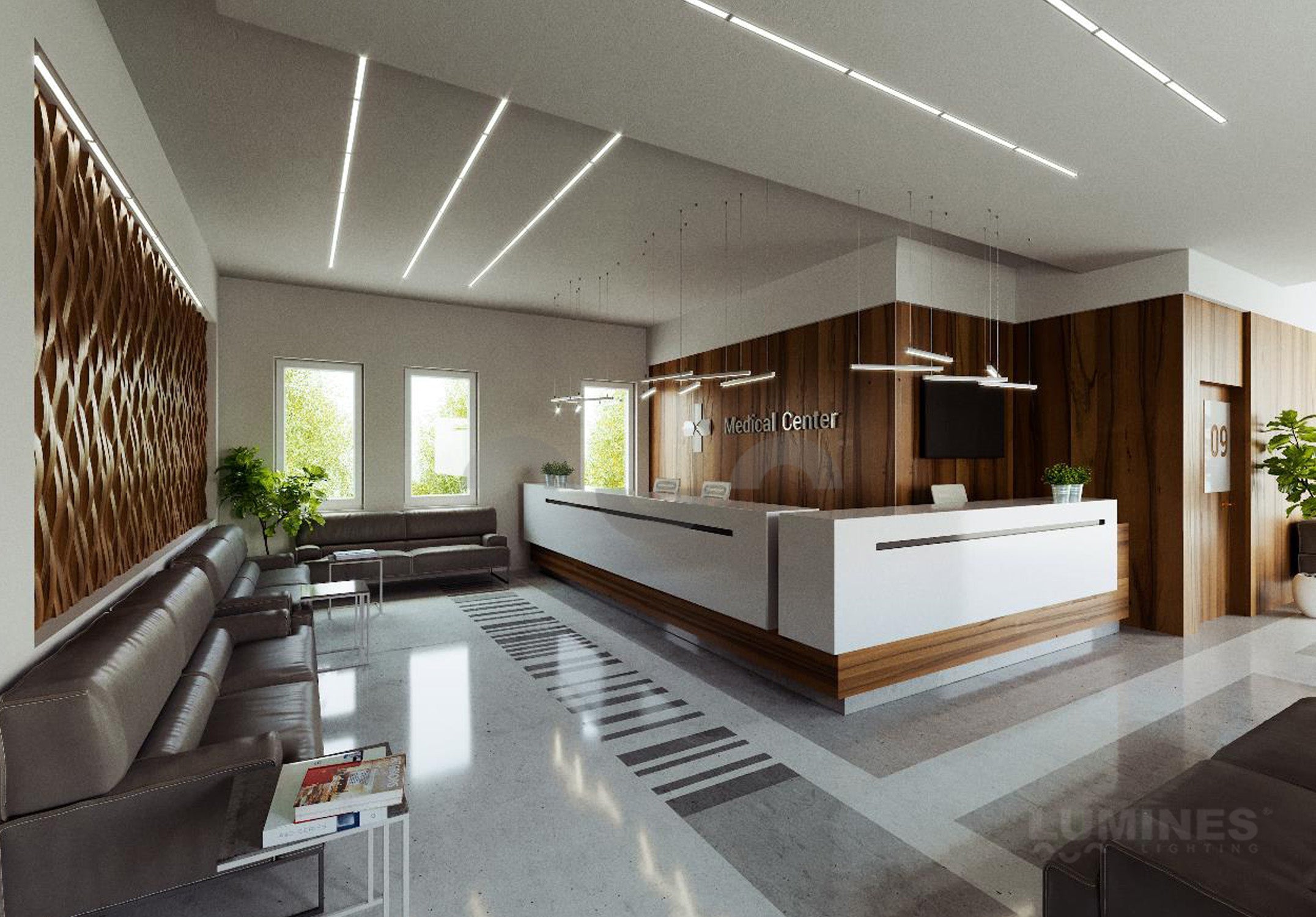 LED Aluminium Einbauprofil Typ B - 202cm Stangenware