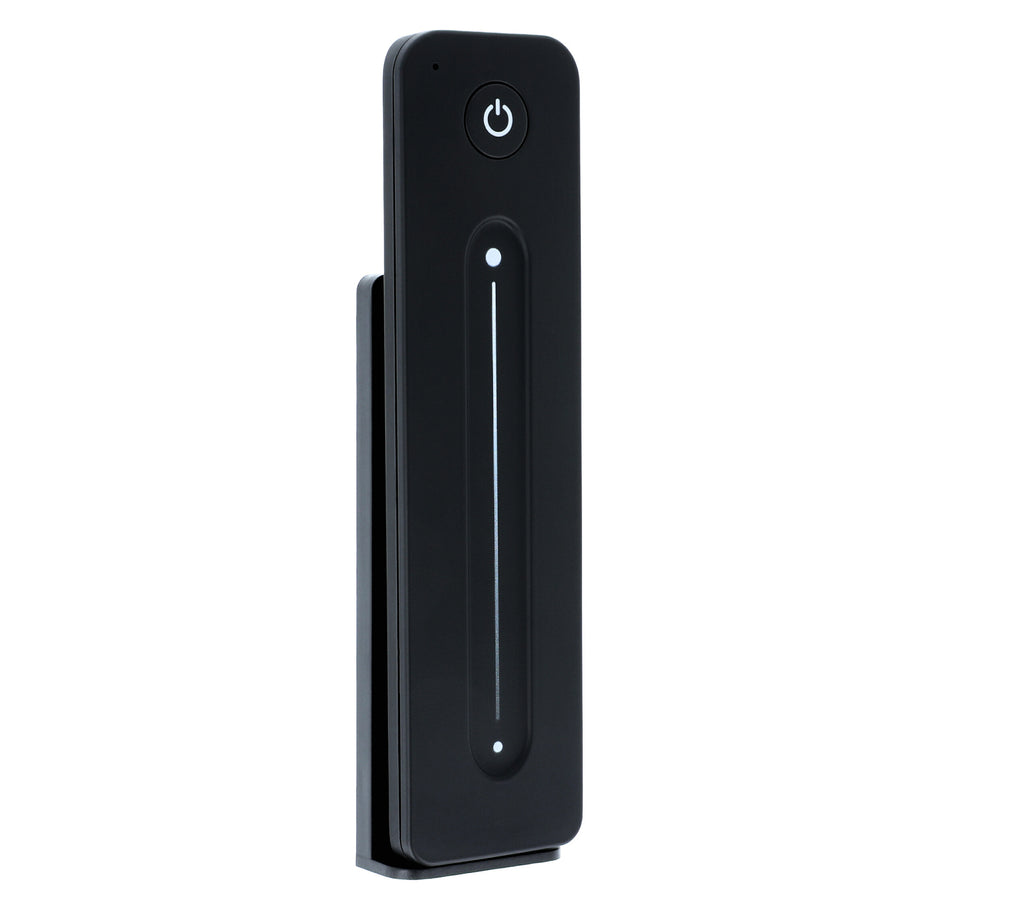 Elektrokon FAR-11 - 1-Zone RF LED Funk-Fernbedienung – 2.4GHz Touch-Dimmer inkl. Magnet-Wandhalterung, Schwarz