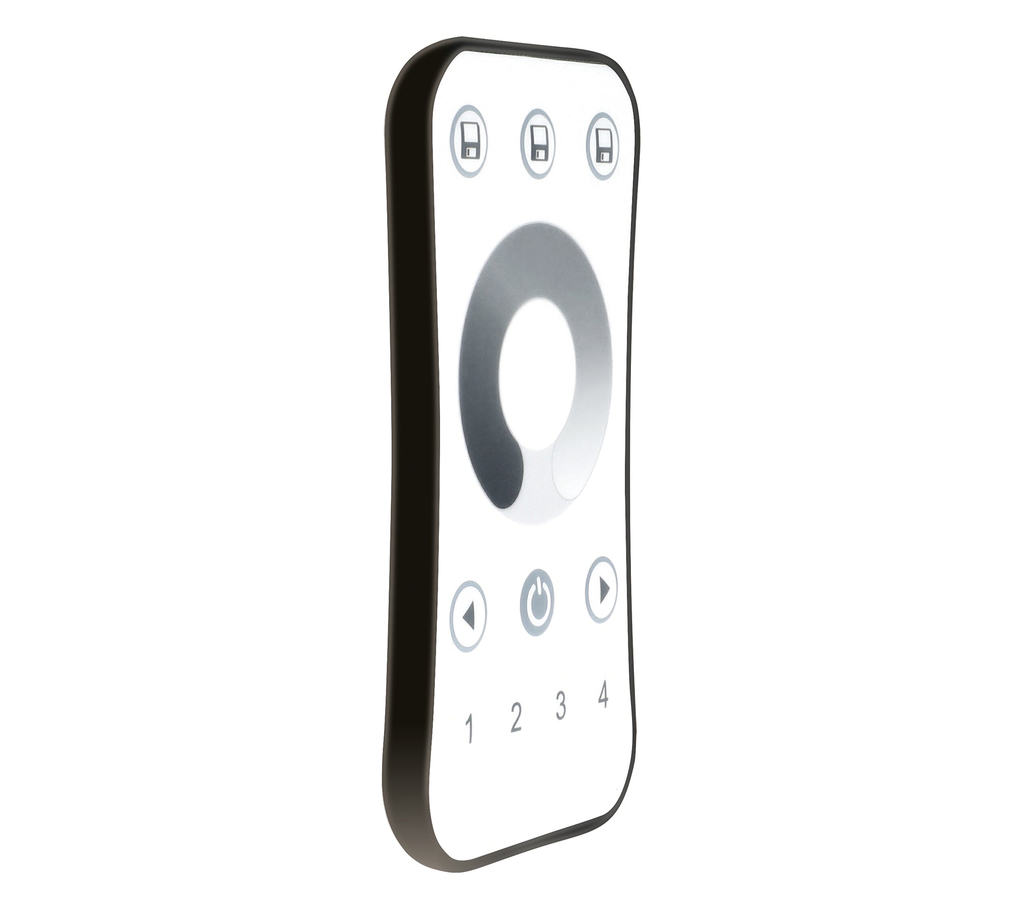 Elektrokon 4-Zonen RF LED Funk-Fernbedienung – 2.4GHz Touch-Dimmer, Weiß