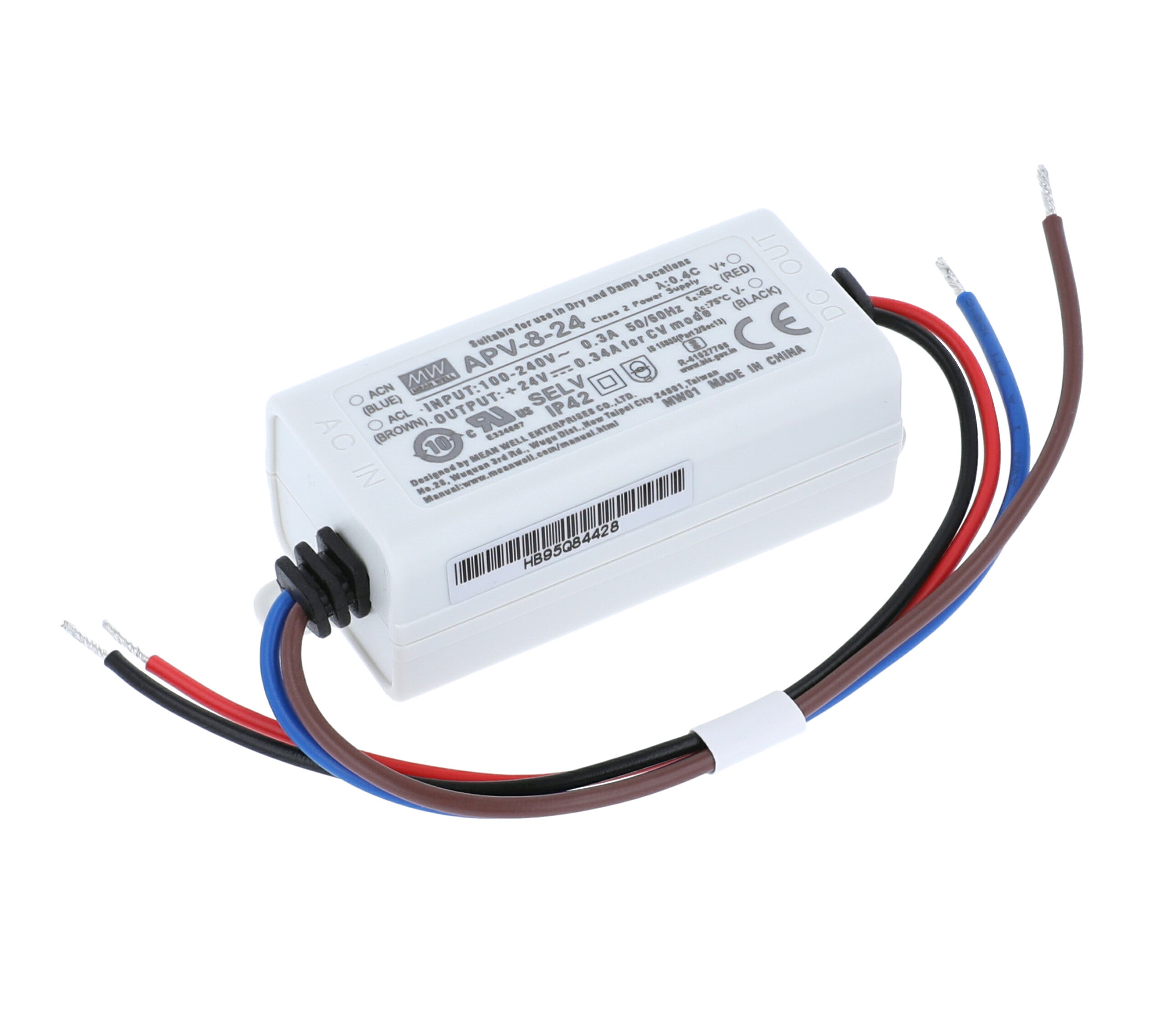 Mean Well APV LED-Netzteil 12V / 24V DC – Kompaktes IP42 Schaltnetzteil, 8W - 36W