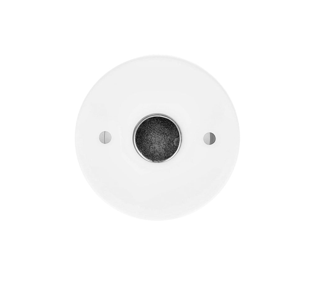 Elektrokon Mini-Rund RF LED Fernbedienung – 1-Zone Funk-Dimmer, Magnetisch, Weiß