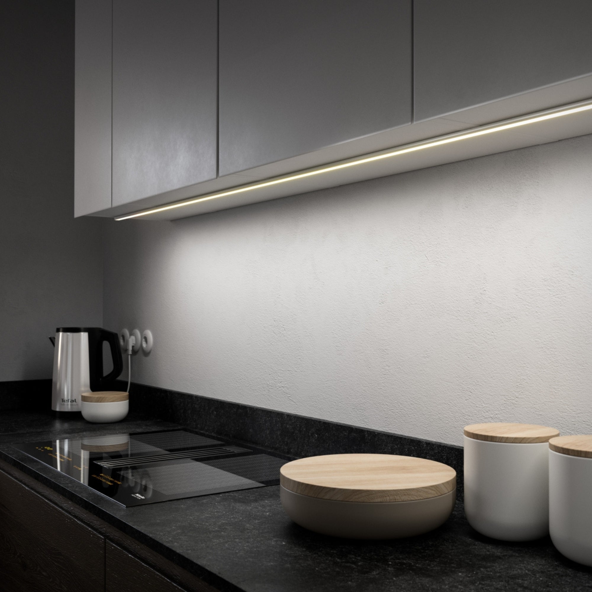 LED Aluminium Aufbauprofil Typ A - 202cm Stangenware