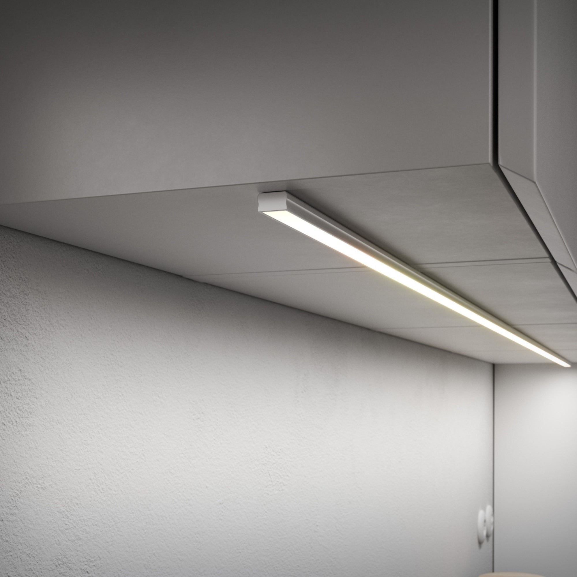 LED Aluminium Aufbauprofil Typ A - 202cm Stangenware