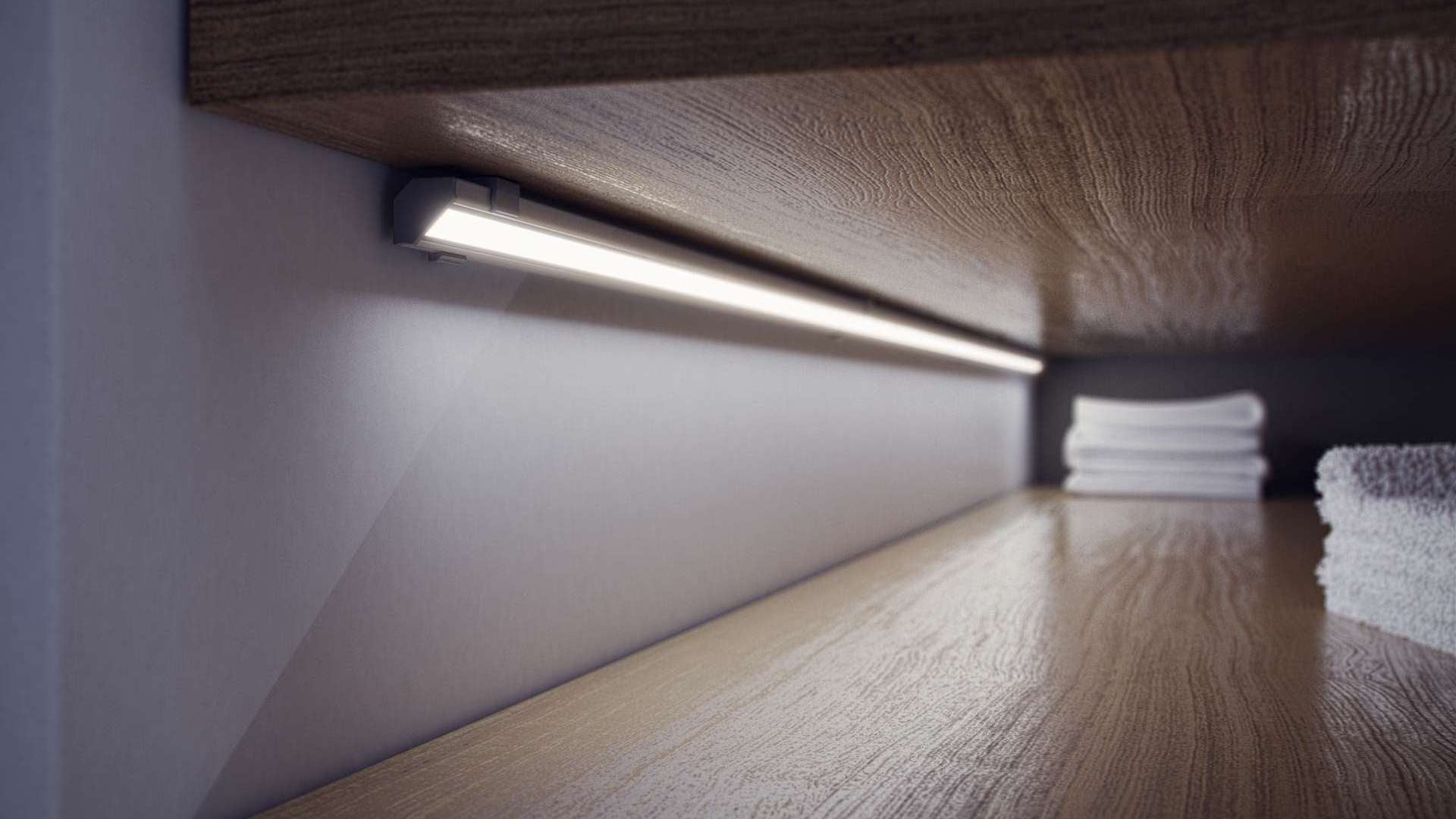 LED Aluminium Aufbauprofil Typ C - 202cm Stangenware