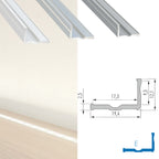 LED Aluminium Aufbauprofil Typ E - Konfigurierbar