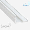 LED Aluminium Aufbauprofil Typ E - Konfigurierbar