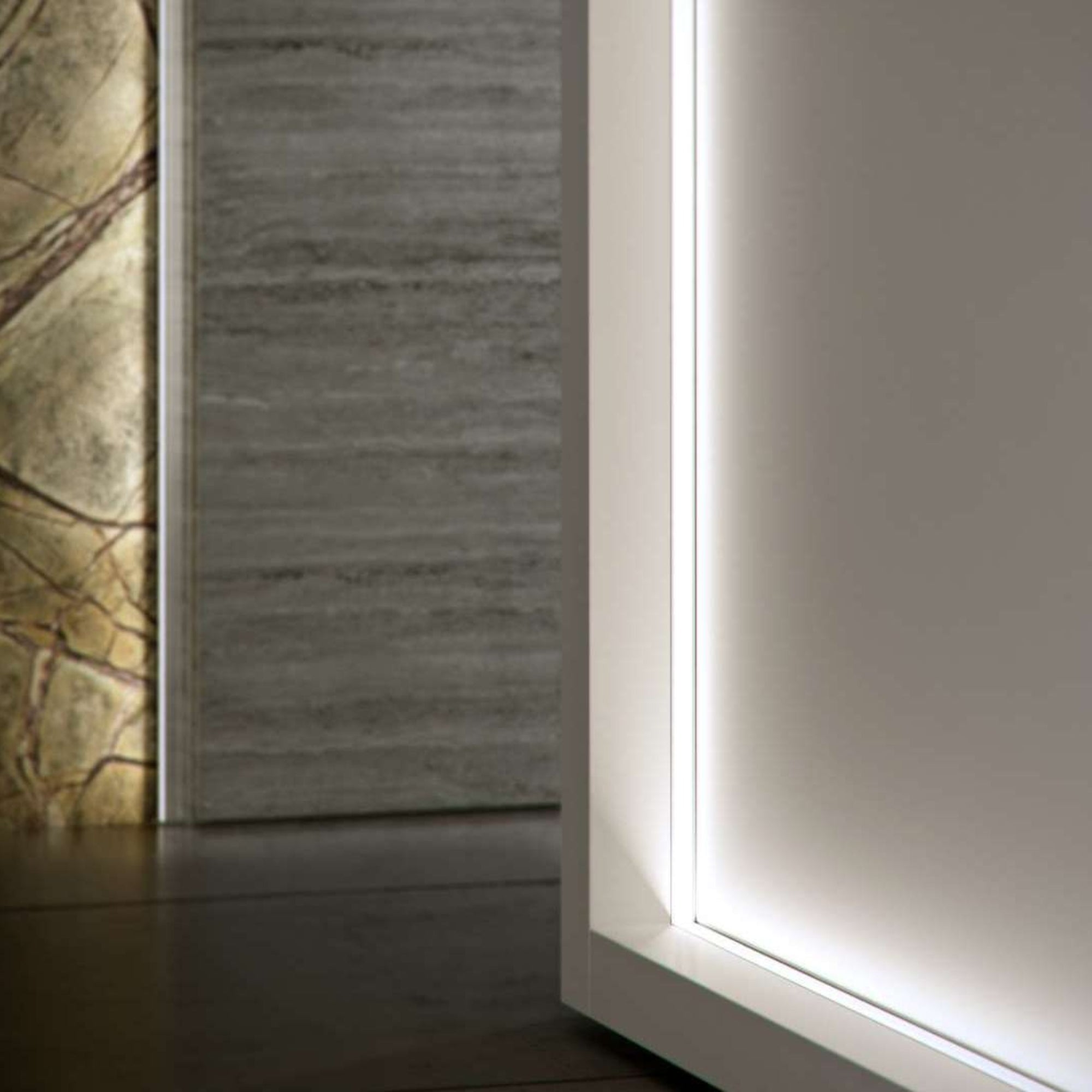 LED Aluminium Einbauprofil Typ G – 202cm Stangenware