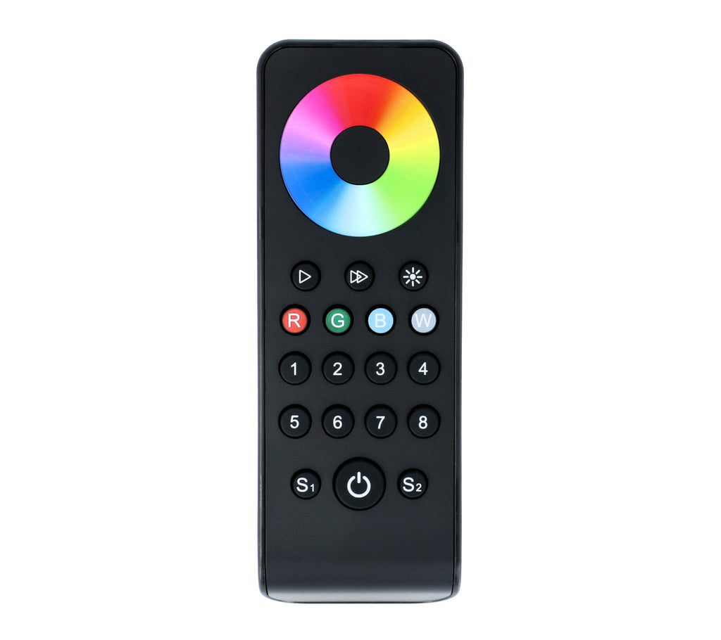 Elektrokon 8-Zonen RGB / RGBW LED Funk-Fernbedienung – 2.4GHz Multi-Zone Controller, Softskin