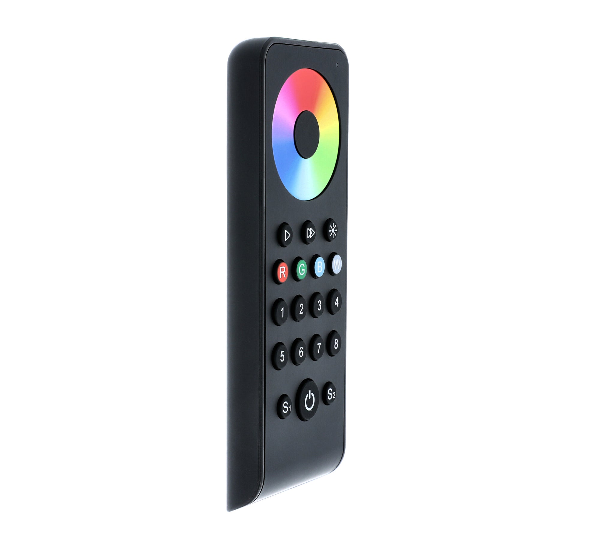 Elektrokon 8-Zonen RGB / RGBW LED Funk-Fernbedienung – 2.4GHz Multi-Zone Controller, Softskin