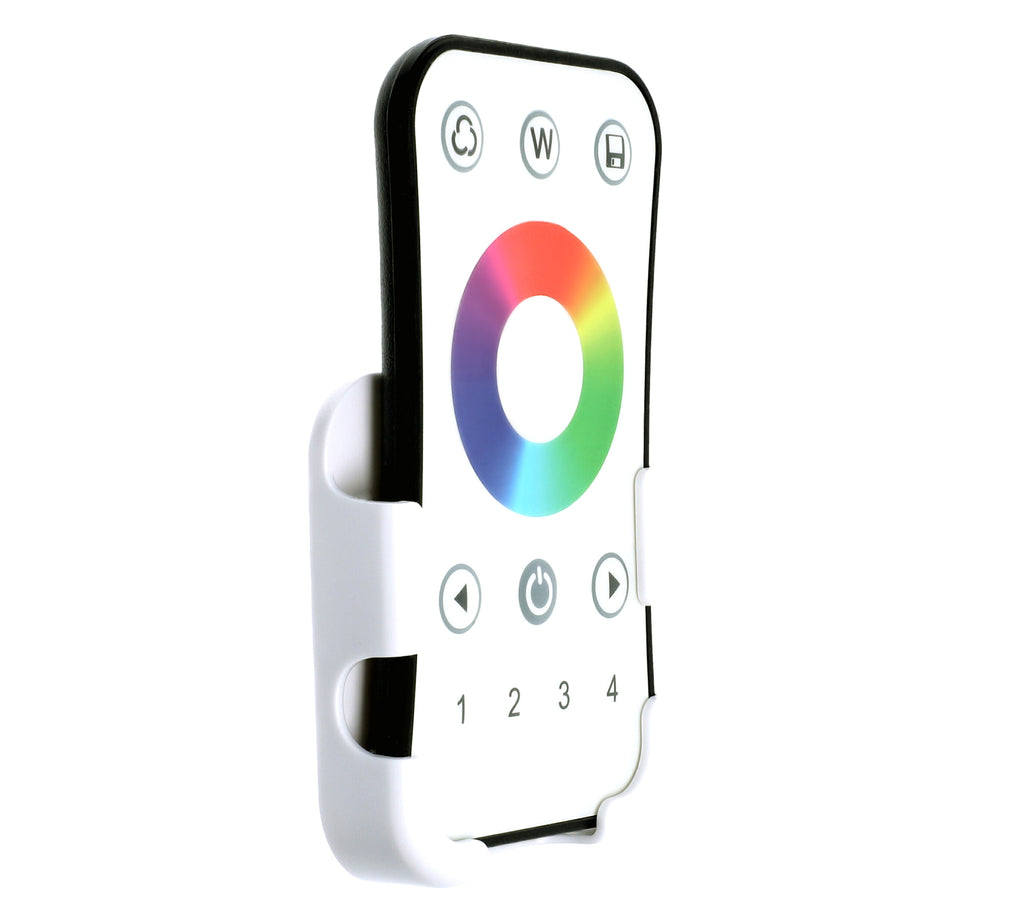Elektrokon 4-Zonen RGB / RGBW LED Funk-Fernbedienung – 2.4GHz Ultra-Slim Controller