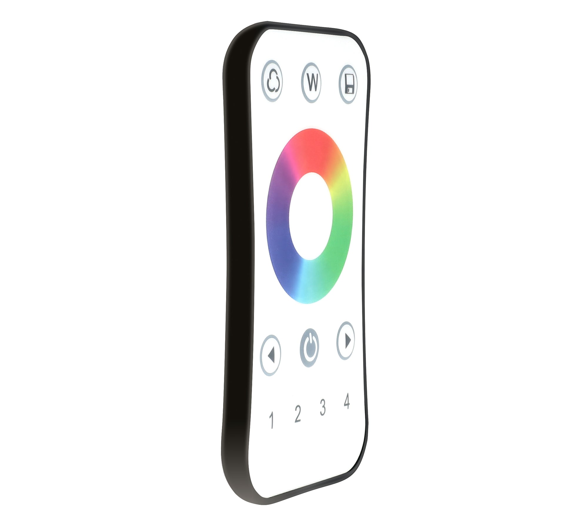 Elektrokon 4-Zonen RGB / RGBW LED Funk-Fernbedienung – 2.4GHz Ultra-Slim Controller