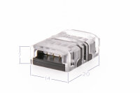 10mm Dualweiß Schnell Verbinder für Streifen 3-Pin Adapter Strip / Stripe Direkt