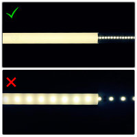 0,5 bis 20m 140LM/Watt LED Strip Flex Band RA 90+, Leiste Streifen WARM WEIß 5630 224 LED/m 24Vdc