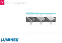 LED Profil Aluminium "LUMINES Y" + Abdeckung + Endkappen + Montageklammer
