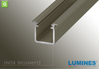 LED Profil Aluminium "LUMINES G" + Abdeckung +...