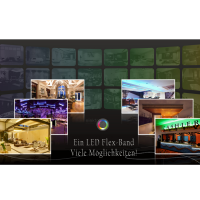 COB LED Streifen 15 W/m 24V DC IP20 RGB + Warmweiß / RGBW 4 m