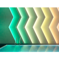 COB LED Streifen 15 W/m 24V DC IP20 RGB + Warmweiß / RGBW 4 m