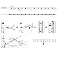 5050 LED Strp warmweiß, 72 LED/m, 24Vdc, IP20 18