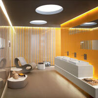 0,5m- 20m RGB-WW Band 3-Chip 5050, RGB + Neutralweiß, 60 LED/m, 14,4W/m 24Vdc IP20 - 6