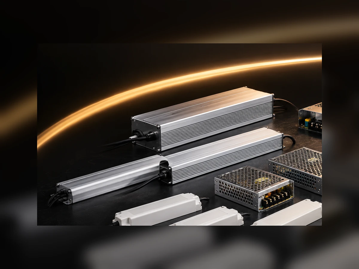 Robuste Mean-Well-Netzteile der Serien HLG, ELG und XLG fuer LED-Projekte