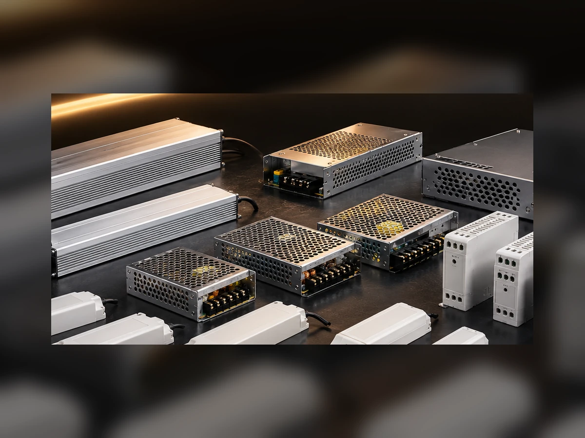 Mean-Well-Schaltnetzteile der Serien LRS, RS, RSP und HSP