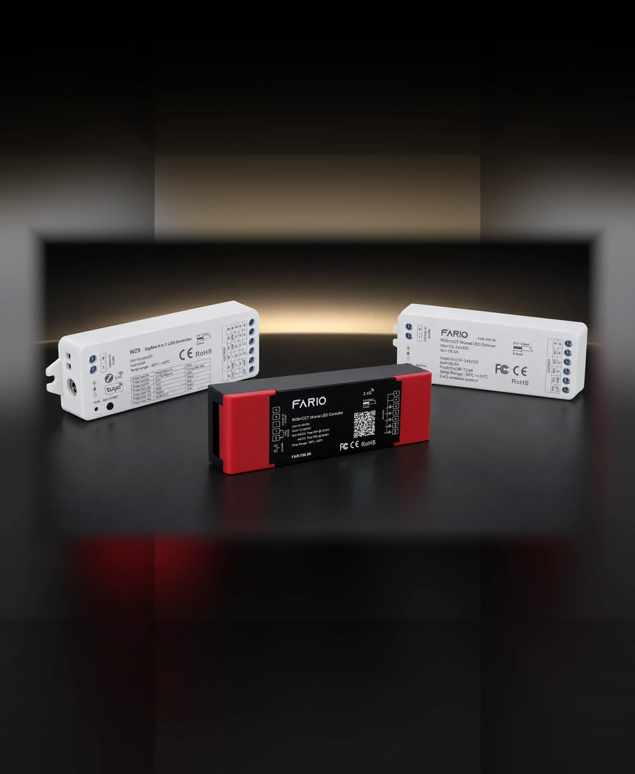 LED-Controller für RGB CCT RGBW und RGB+CCT Anwendungen