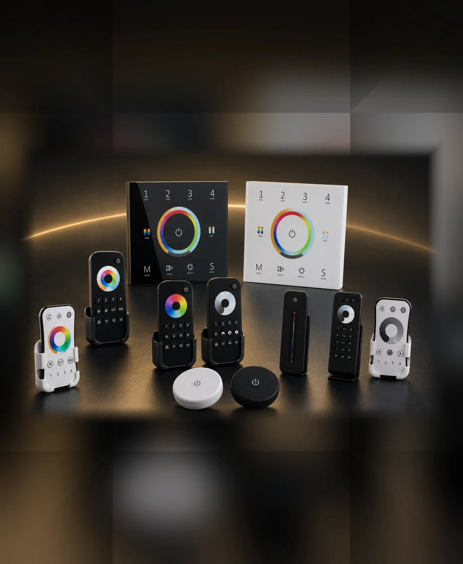 LED-Funkfernbedienungen für Mono CCT RGB RGBW und RGB+CCT